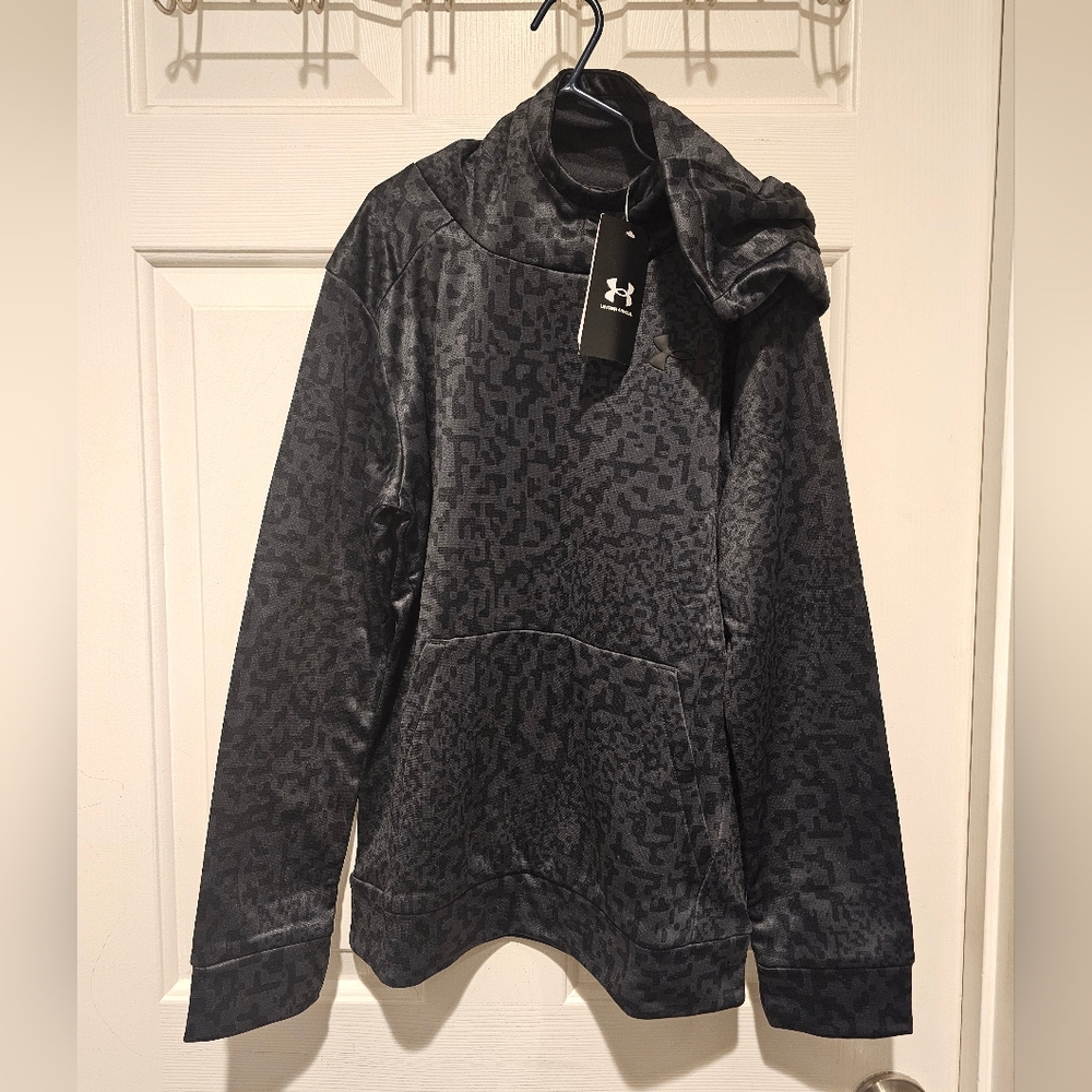 Under Armour Black Patterned Kids Hoodie